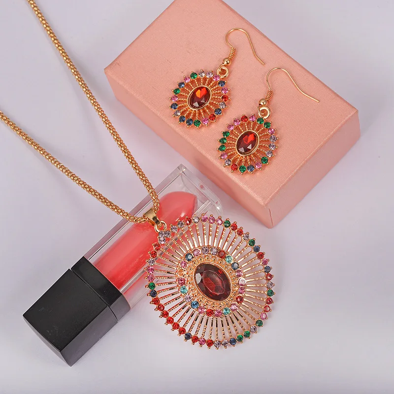 3 Pcs/Set Necklace Earrings for Women Christmas Luxury Jewelry Set Accessories Valentine's Party Gifts Stainless Steel Necklace
3 Pcs/Set Necklace Earrings for Women Christmas Luxury Jewelry Set Accessories Valentine's Party Gifts Stainless Steel Necklace