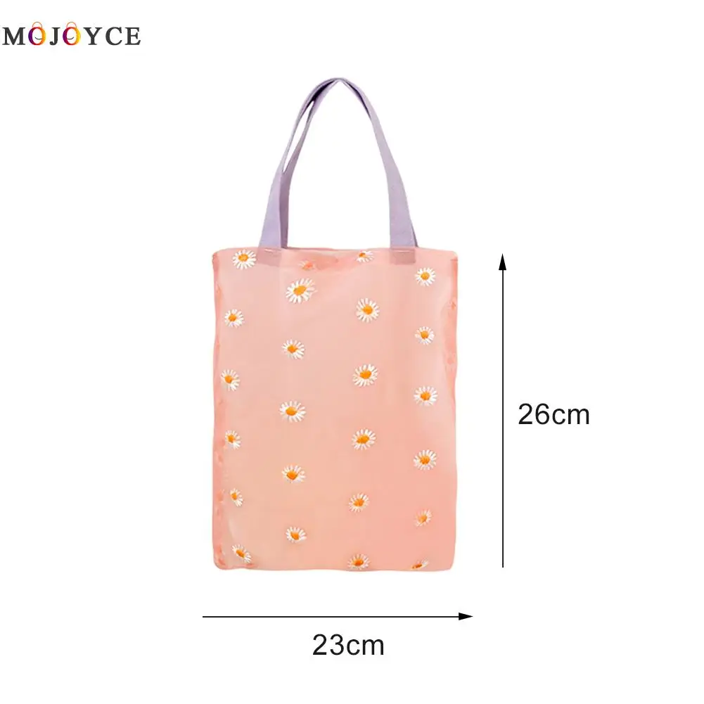 Women Flower Embroidery Handbag Organza Totes Mesh Transparent Female Travel Holiday Beach Shopping Bag Female Organza Totes 
Women Flower Embroidery Handbag Organza Totes Mesh Transparent Female Travel Holiday Beach Shopping Bag Female Organza Totes