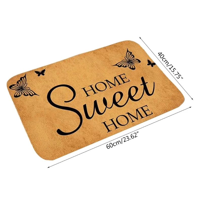 Home Non-Slip Door Mat Indoor Bathroom Kitchen Rectangle Floor Carpet Flannel Surface Letters Entryway Rug Decoration
Home Non-Slip Door Mat Indoor Bathroom Kitchen Rectangle Floor Carpet Flannel Surface Letters Entryway Rug Decoration