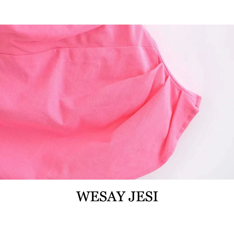 WESAY JESI Za Women's Tops Fashion Vest Camisole 2021 Simple Halter Casual Chic Sexy Solid Color Women's Top Camisole Street Top
WESAY JESI Za Women's Tops Fashion Vest Camisole 2021 Simple Halter Casual Chic Sexy Solid Color Women's Top Camisole Street Top