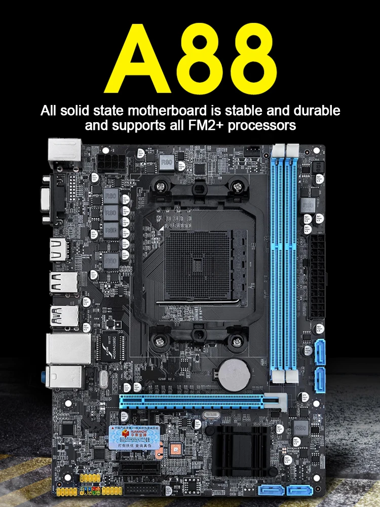 (HUANANZHI A88 компьютерная материнская плата, двойные каналы DRR3 USB 3,0 SATA 3,0 десктопная материнская плата для процессора AMD 906 FM2/FM2
(HUANANZHI A88 компьютерная материнская плата, двойные каналы DRR3 USB 3,0 SATA 3,0 десктопная материнская плата для процессора AMD 906 FM2/FM2