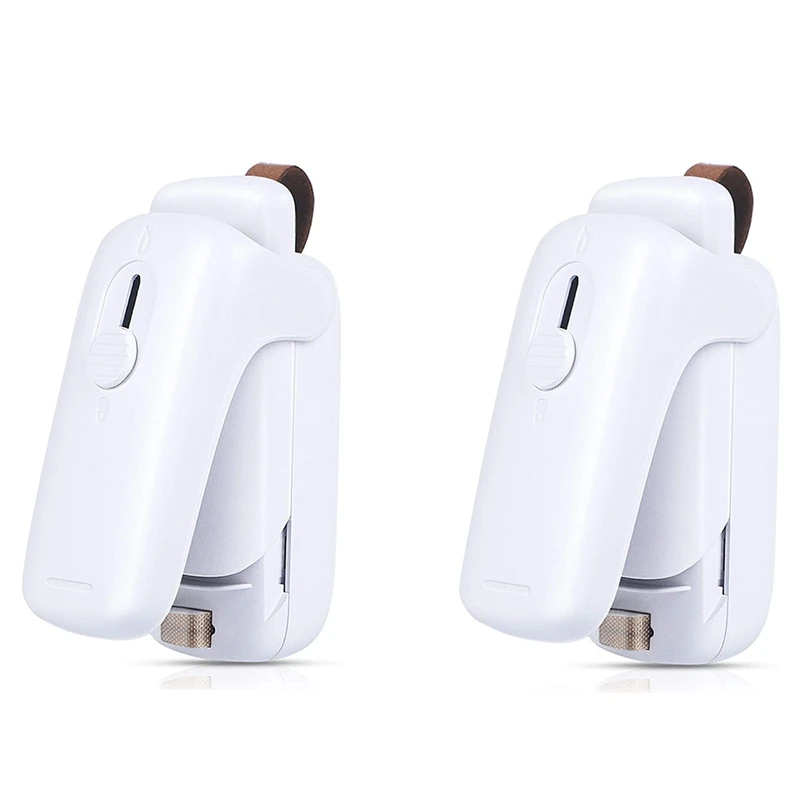 Mini Bag Sealer, 2 in 1 Mini Heat Sealer Machine Portable, Handheld Kitchen Heat Sealer
Mini Bag Sealer, 2 in 1 Mini Heat Sealer Machine Portable, Handheld Kitchen Heat Sealer
