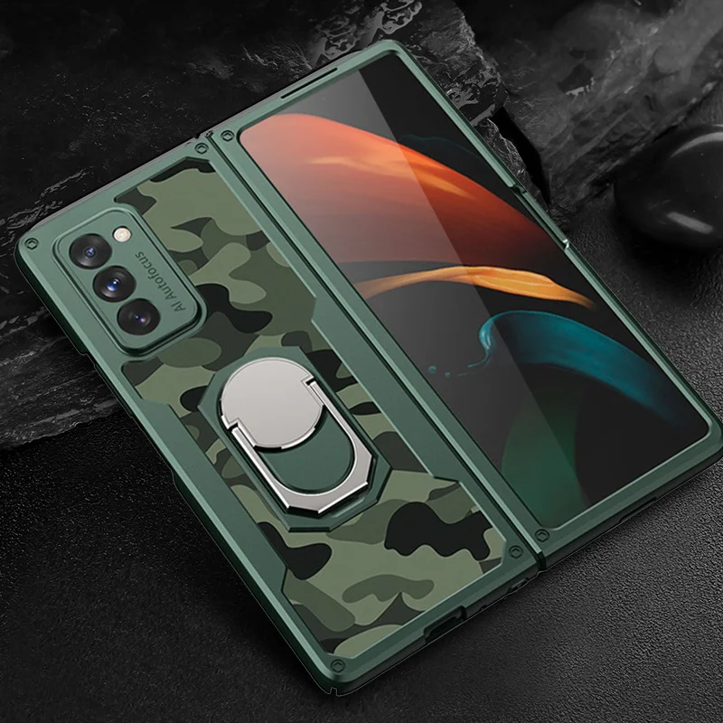 Камуфляжный чехол-подставка с рисунком для Samsung Galaxy Z Fold 2, жесткий пластиковый армированный противоударный чехол для Z Fold2
Камуфляжный чехол-подставка с рисунком для Samsung Galaxy Z Fold 2, жесткий пластиковый армированный противоударный чехол для Z Fold2