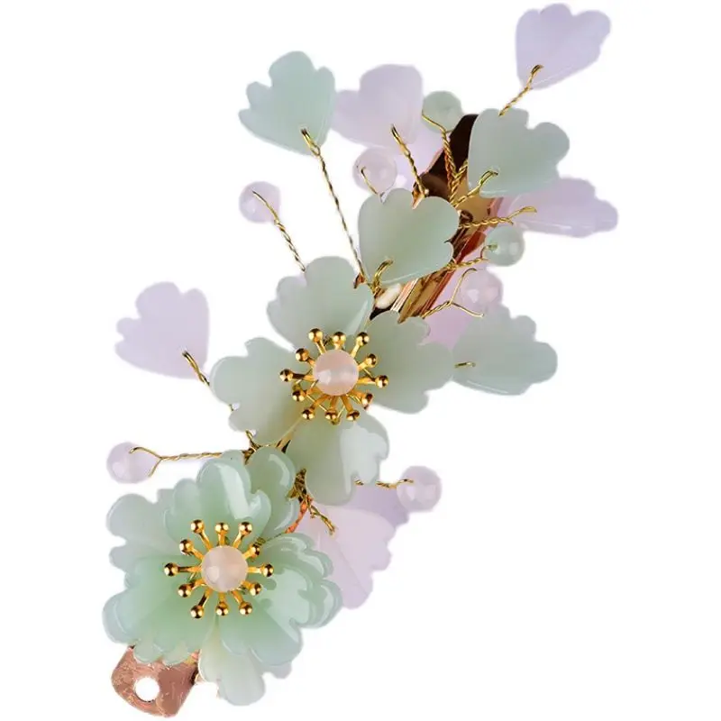 Vintage Coloured Glaze Flower Hair Jewelry Elegant Exquisite Alloy Agate Decoration Hairpins
Vintage Coloured Glaze Flower Hair Jewelry Elegant Exquisite Alloy Agate Decoration Hairpins
