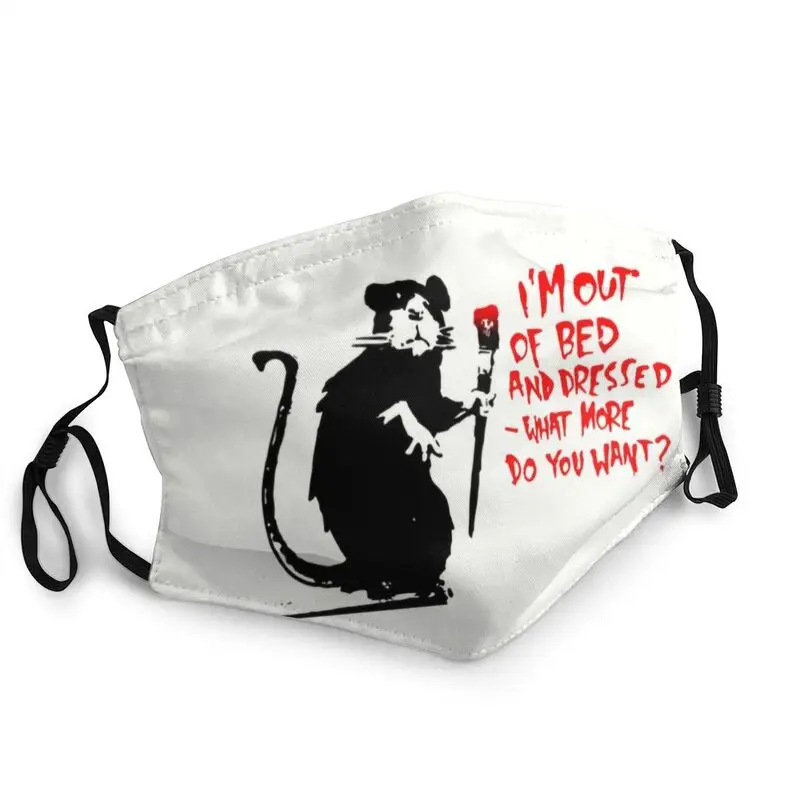 Rat Banksy Reusable Unisex Adult Face Mask Street Art Graffiti Anti Haze Dust Protection Cover Respirator Mouth Muffle
Rat Banksy Reusable Unisex Adult Face Mask Street Art Graffiti Anti Haze Dust Protection Cover Respirator Mouth Muffle