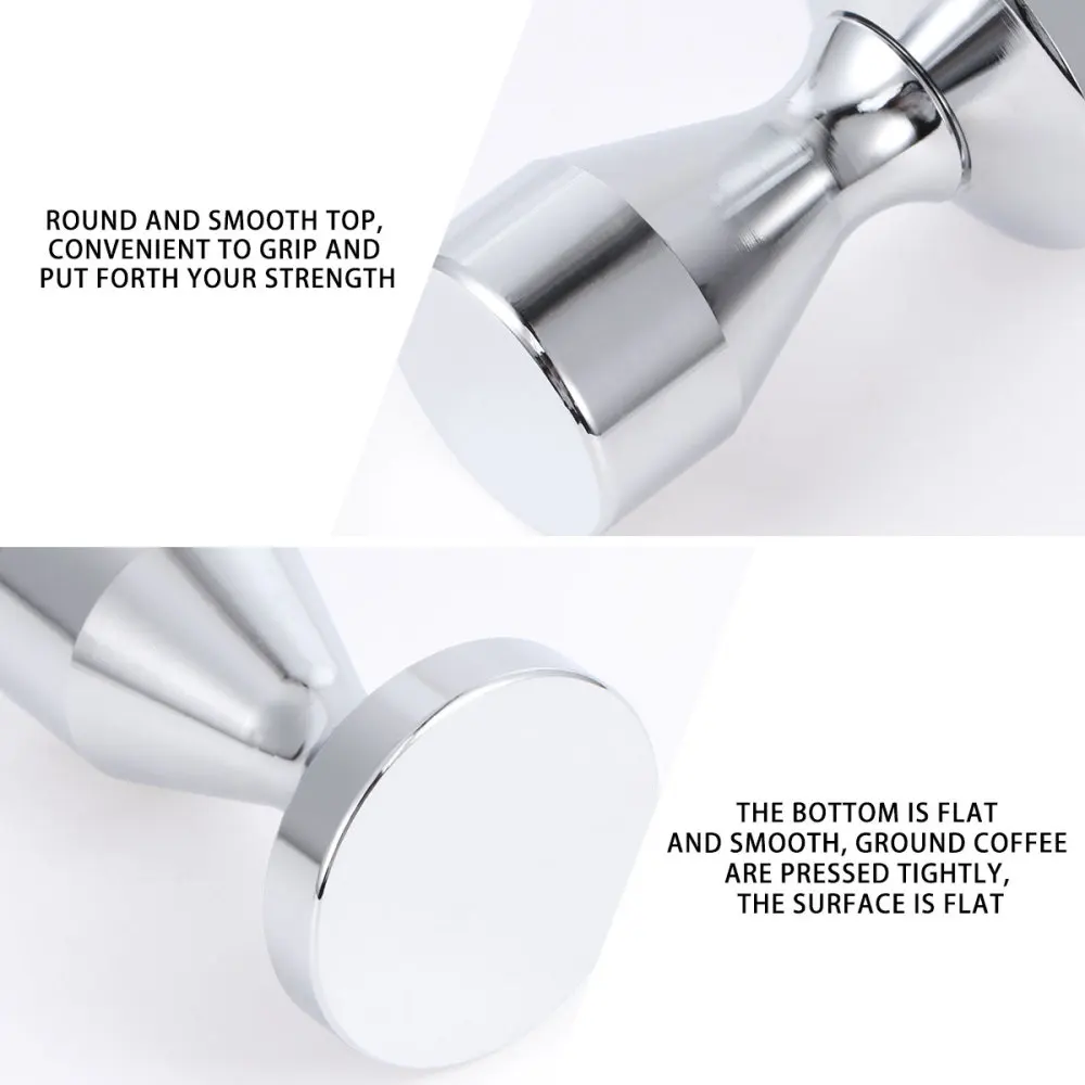 51mm Handheld Stainless Steel Coffee Tamper (Silver)
51mm Handheld Stainless Steel Coffee Tamper (Silver)