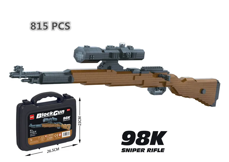 Новый дизайн мини-конструктор Creat Idea AWM AK47 VSK-94 98K HK416C строительные блоки кирпичи