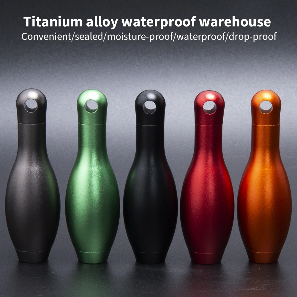Aluminum alloy bowling ball waterproof warehouse keychain emergency medicine bottle outdoor EDC portable seal
Aluminum alloy bowling ball waterproof warehouse keychain emergency medicine bottle outdoor EDC portable seal