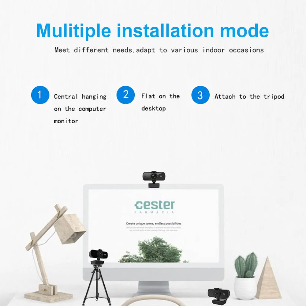 Smart USB HD Webcams Built-In Microphone Smart 2560*1440P 30fps Web Cam Cameras For Desktop Laptops PC Game For Video Calling
Smart USB HD Webcams Built-In Microphone Smart 2560*1440P 30fps Web Cam Cameras For Desktop Laptops PC Game For Video Calling