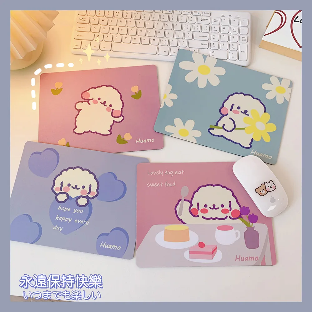 Girl heart cartoon mouse pad small cute computer student office non-slip student creative desk mat
Girl heart cartoon mouse pad small cute computer student office non-slip student creative desk mat