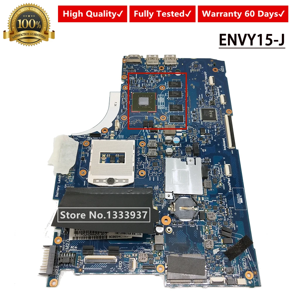 

746447-001 746447-501 Mainboard for HP Envy 15-J Envy15-J Laptop motherboard HM87 GT 740M 2G Notebook