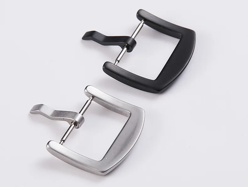 wholesale 10pcs 18mm 20mm 22mm Solid Stainless Steel Silver Watch Band Clasp Metal Leather Watchbands Strap black Pin Buckle
wholesale 10pcs 18mm 20mm 22mm Solid Stainless Steel Silver Watch Band Clasp Metal Leather Watchbands Strap black Pin Buckle