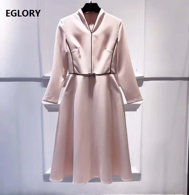 Slim Fit & Flare Dress 2021 Spring Party Elegant Women V-Neck Crystal Beading Waist Mid-Calf Length Apricot Black Work Dress OL
Slim Fit & Flare Dress 2021 Spring Party Elegant Women V-Neck Crystal Beading Waist Mid-Calf Length Apricot Black Work Dress OL