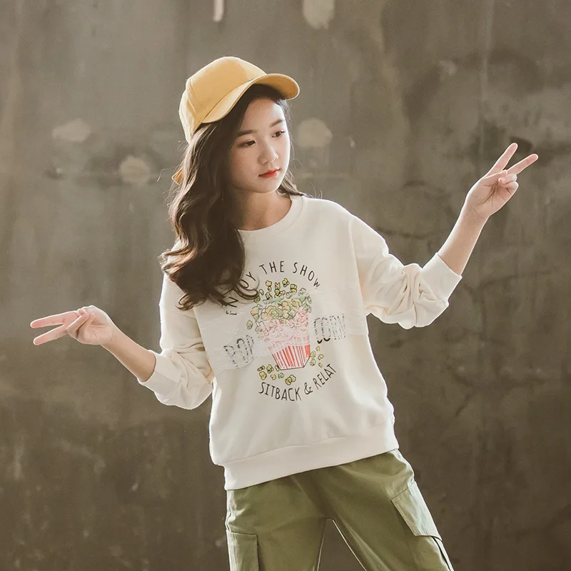 2020 Kids Spring Summer Sweatshirt and Tshirt Child Fashion Brand Design Tops Girls Lovely Clothes Casual Sweatshirts Teenagers
2020 Kids Spring Summer Sweatshirt and Tshirt Child Fashion Brand Design Tops Girls Lovely Clothes Casual Sweatshirts Teenagers