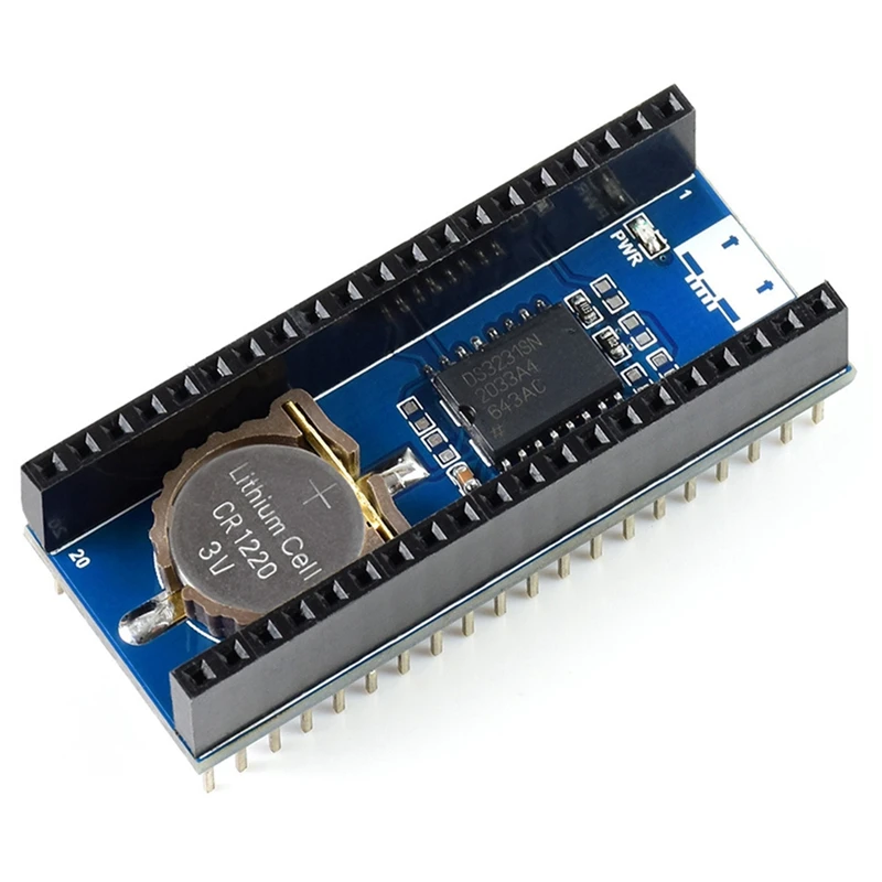 Плата расширительного устройства Pico RTC для Raspberry Pi Pico, встроенный чип DS3231
Плата расширительного устройства Pico RTC для Raspberry Pi Pico, встроенный чип DS3231