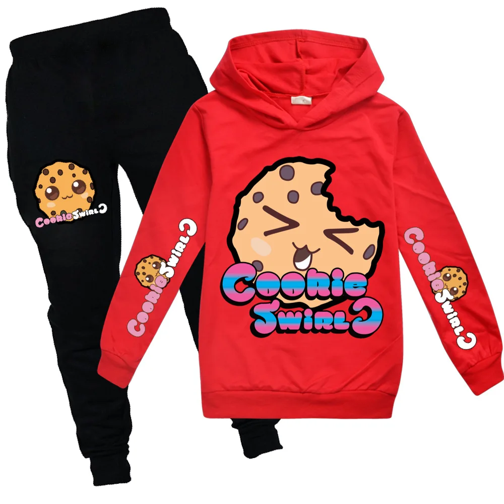 Детский спортивный костюм с капюшоном и принтом печенья
Детский спортивный костюм с капюшоном и принтом печенья