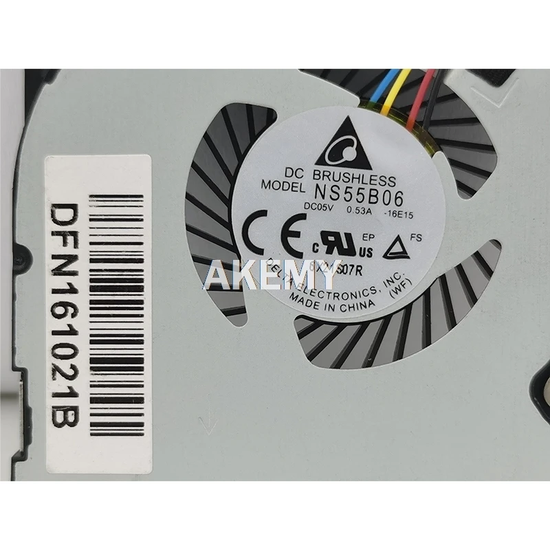 New Original Delta NS55B06 -16E15 DC5V 0.53A DFN161207B 4Lines Laptop cooling fan
New Original Delta NS55B06 -16E15 DC5V 0.53A DFN161207B 4Lines Laptop cooling fan