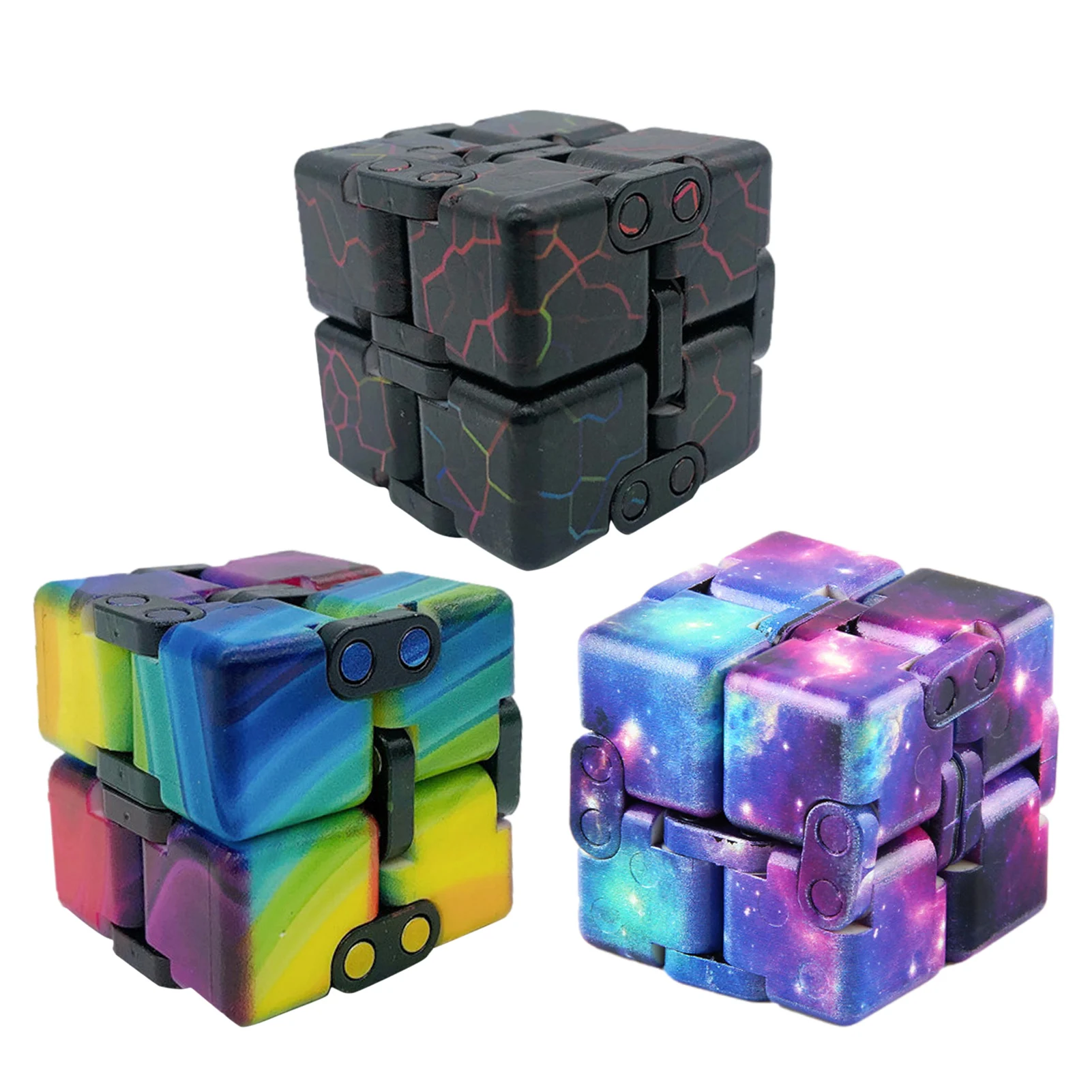 

Creative Infinite Cube Infinity Cube Magic Cube Office Flip Cubic Puzzle Stop Stress Reliever Autism Toys Educational Fidget Toy