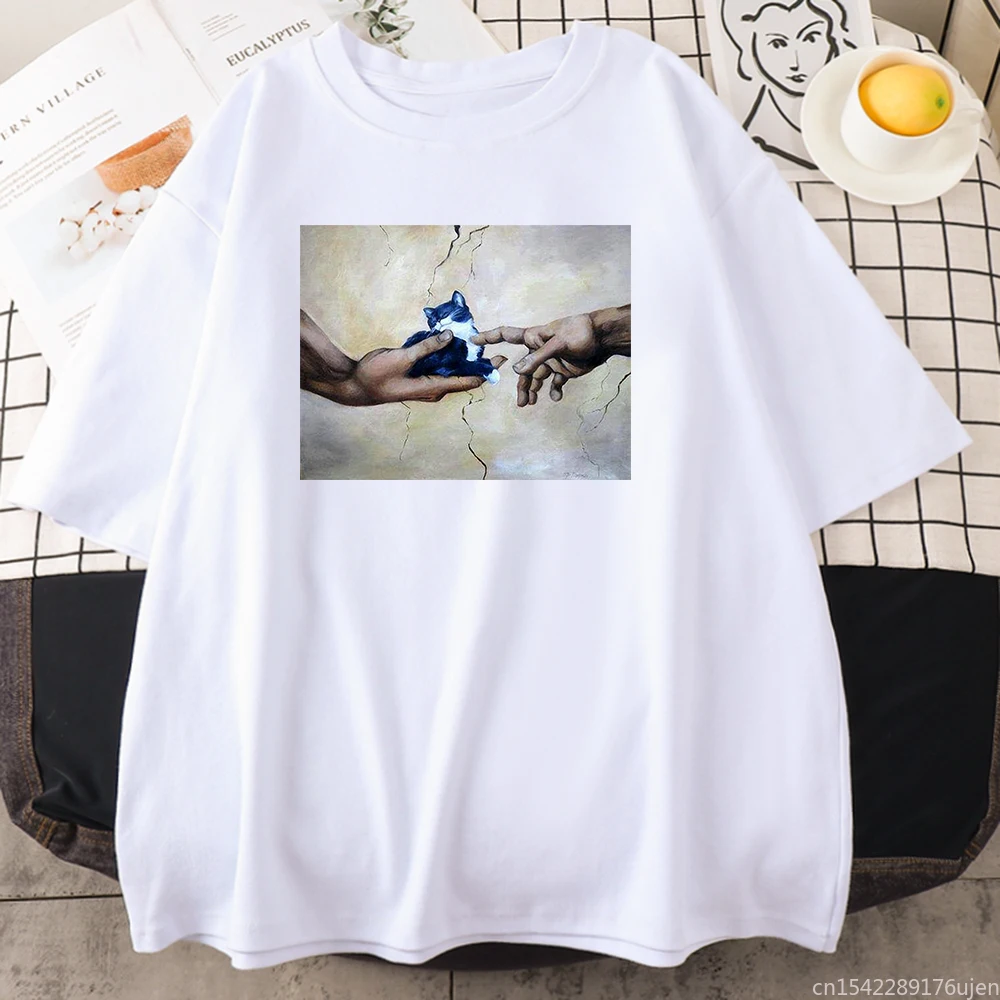 Fashion Round Neck Please Protect My Cat Printing Women ummer Casual Soft Top Funny Comfortable Tshirts for Women
Fashion Round Neck Please Protect My Cat Printing Women ummer Casual Soft Top Funny Comfortable Tshirts for Women