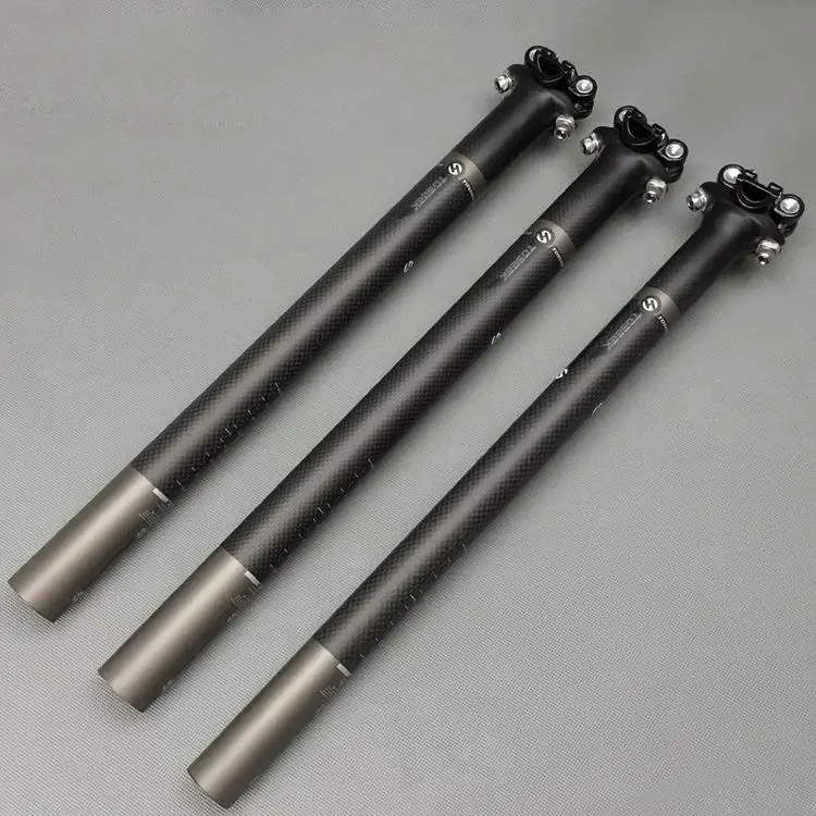3K Matte Full Carbon Fiber Bicycle Seatpost Superlight MTB Road Bike Cycling Seat Post Parts 27.2/30.8/31.6 x 350/400 MM
3K Matte Full Carbon Fiber Bicycle Seatpost Superlight MTB Road Bike Cycling Seat Post Parts 27.2/30.8/31.6 x 350/400 MM
