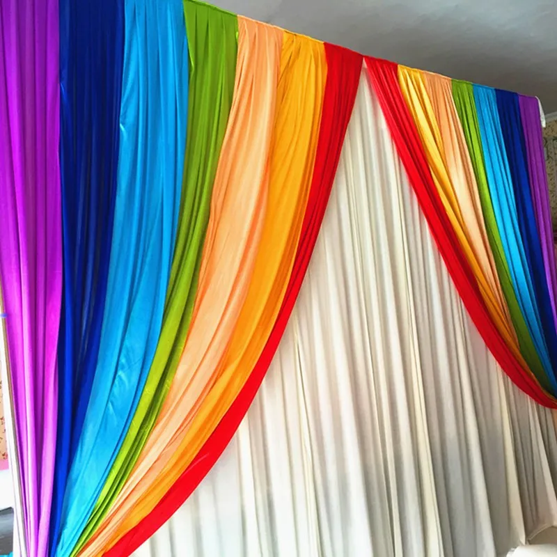 hot sale Ice Silk cloth baby kids shower party decor birthday Backdrop Curtain Rainbow Wedding string Backdrop Curtain
hot sale Ice Silk cloth baby kids shower party decor birthday Backdrop Curtain Rainbow Wedding string Backdrop Curtain