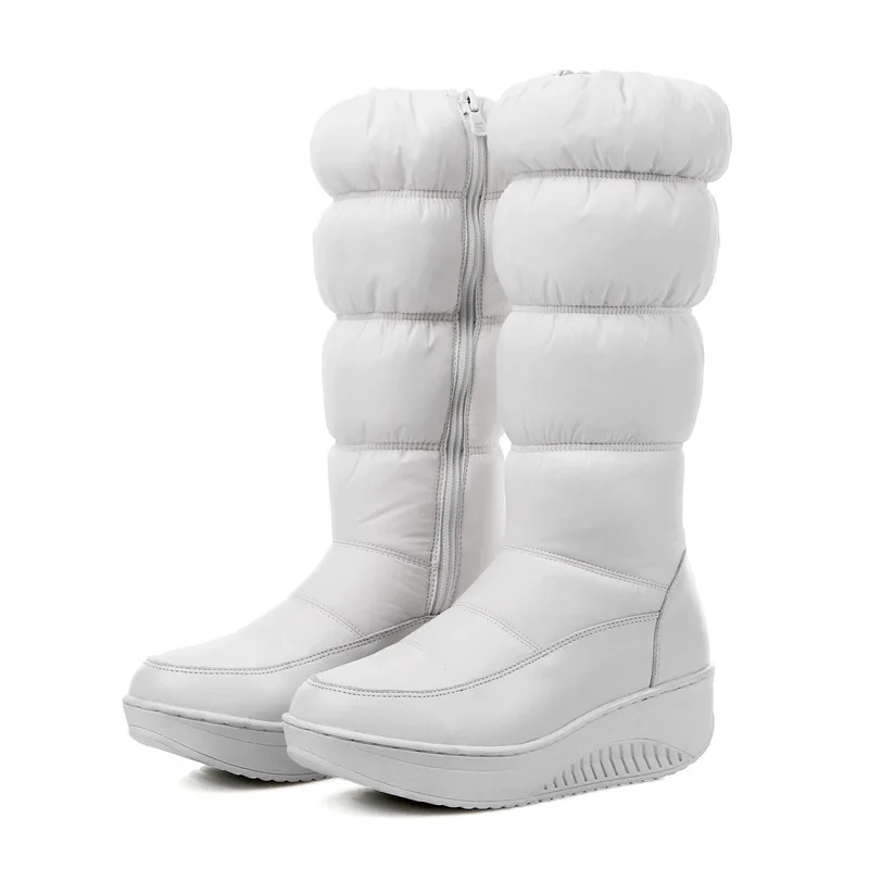 Fashion Women Mid-calf Boots New Winter Keep Long Warm Round Toe Female Snow Boots Side Zipper Platforms Casual Shoes Woman
Fashion Women Mid-calf Boots New Winter Keep Long Warm Round Toe Female Snow Boots Side Zipper Platforms Casual Shoes Woman