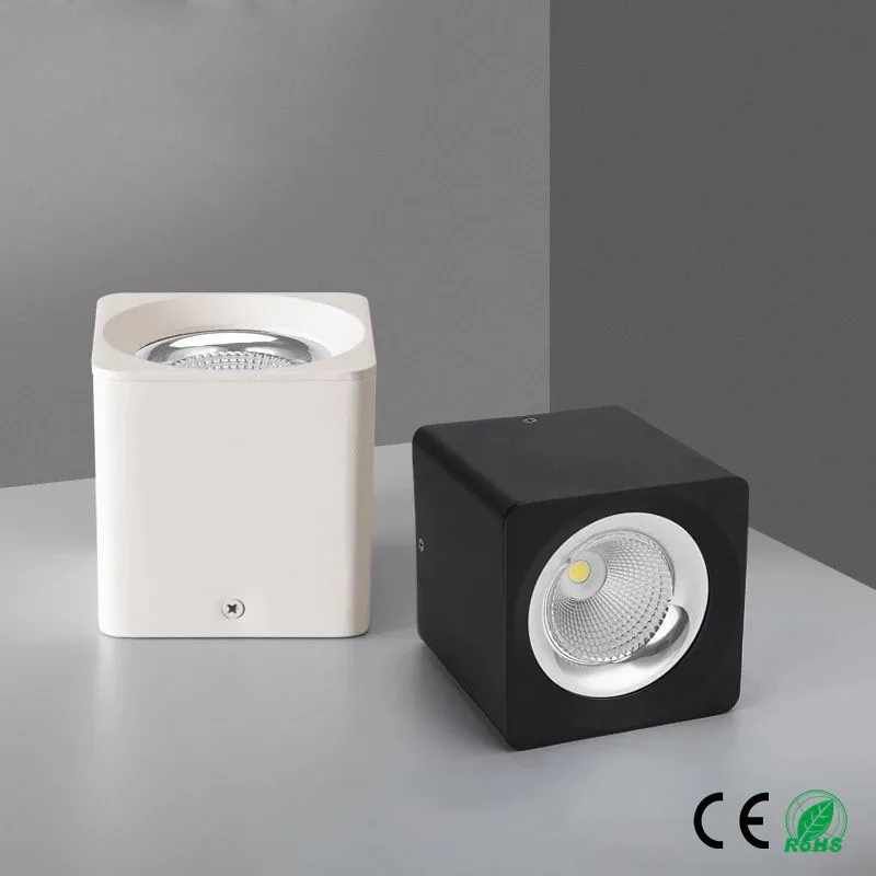 Square Dimmable COB LED Downlights 8W 10W 12W LED Ceiling Spot lights AC85~265V LED Ceiling Lamps Warm/Cold White Indoor Lighti
Square Dimmable COB LED Downlights 8W 10W 12W LED Ceiling Spot lights AC85~265V LED Ceiling Lamps Warm/Cold White Indoor Lighti