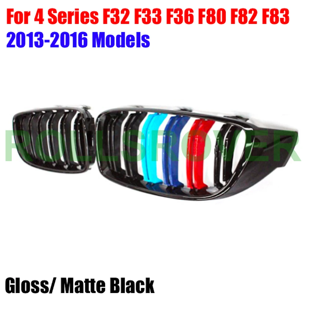 ROLLSROVER Front Bumper Grille For 4 Series F32 F33 F36 F80 F82 F83 2013-2016 3 Colors Dual Slat
ROLLSROVER Front Bumper Grille For 4 Series F32 F33 F36 F80 F82 F83 2013-2016 3 Colors Dual Slat