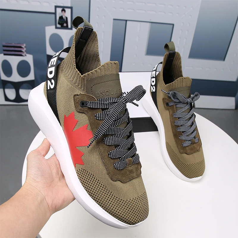 Italy Brand Dsquared2 Men Women Lightweight Running Shoes Ultra-light Breathable Sneakers Maple leaf Walking Shoes Boys Sneakers
Italy Brand Dsquared2 Men Women Lightweight Running Shoes Ultra-light Breathable Sneakers Maple leaf Walking Shoes Boys Sneakers