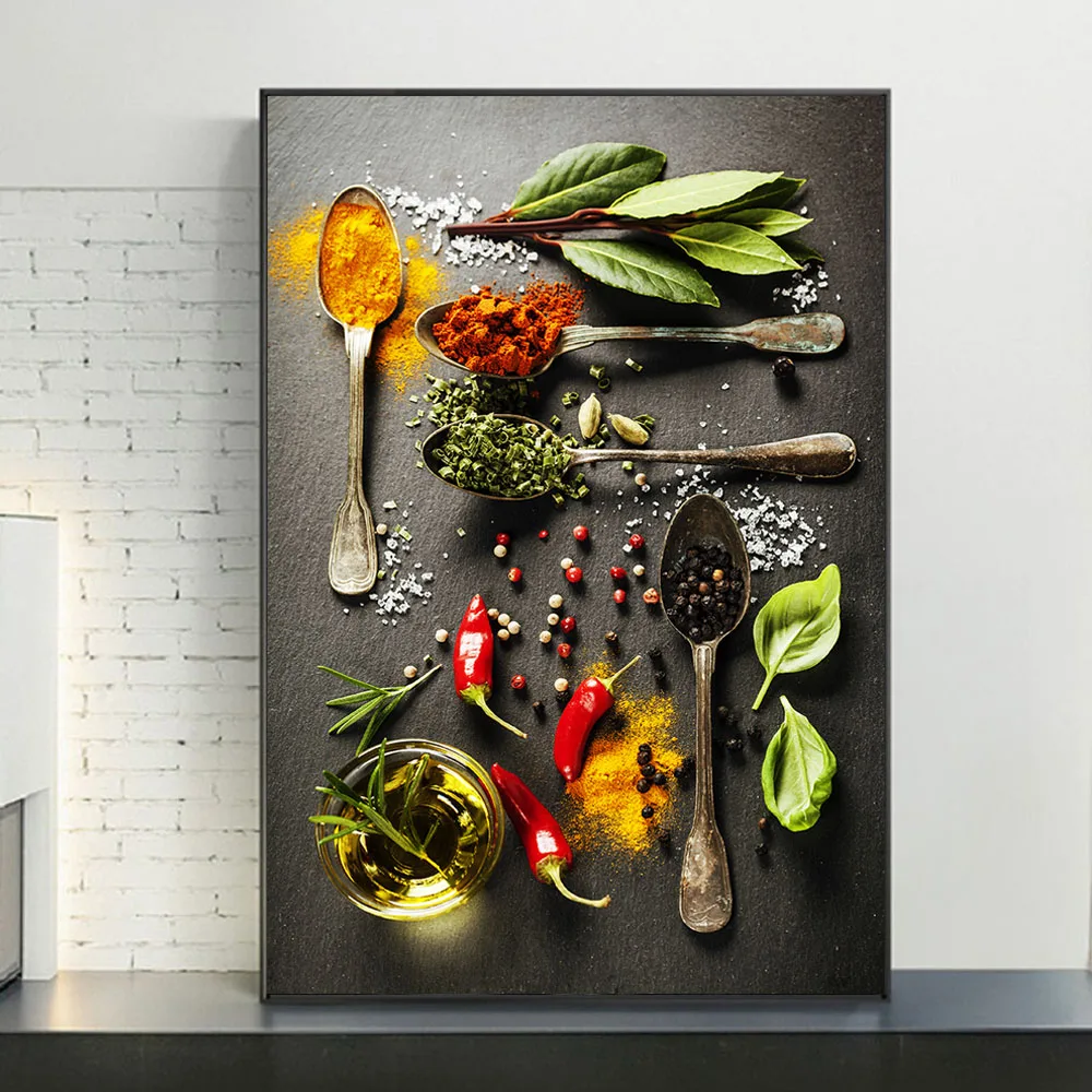 Herbs and Spices Modern Wall Art Posters And Prints Still Life Art Paintings On the Wall Kitchen Decor Art Pictures Cuadros
Herbs and Spices Modern Wall Art Posters And Prints Still Life Art Paintings On the Wall Kitchen Decor Art Pictures Cuadros