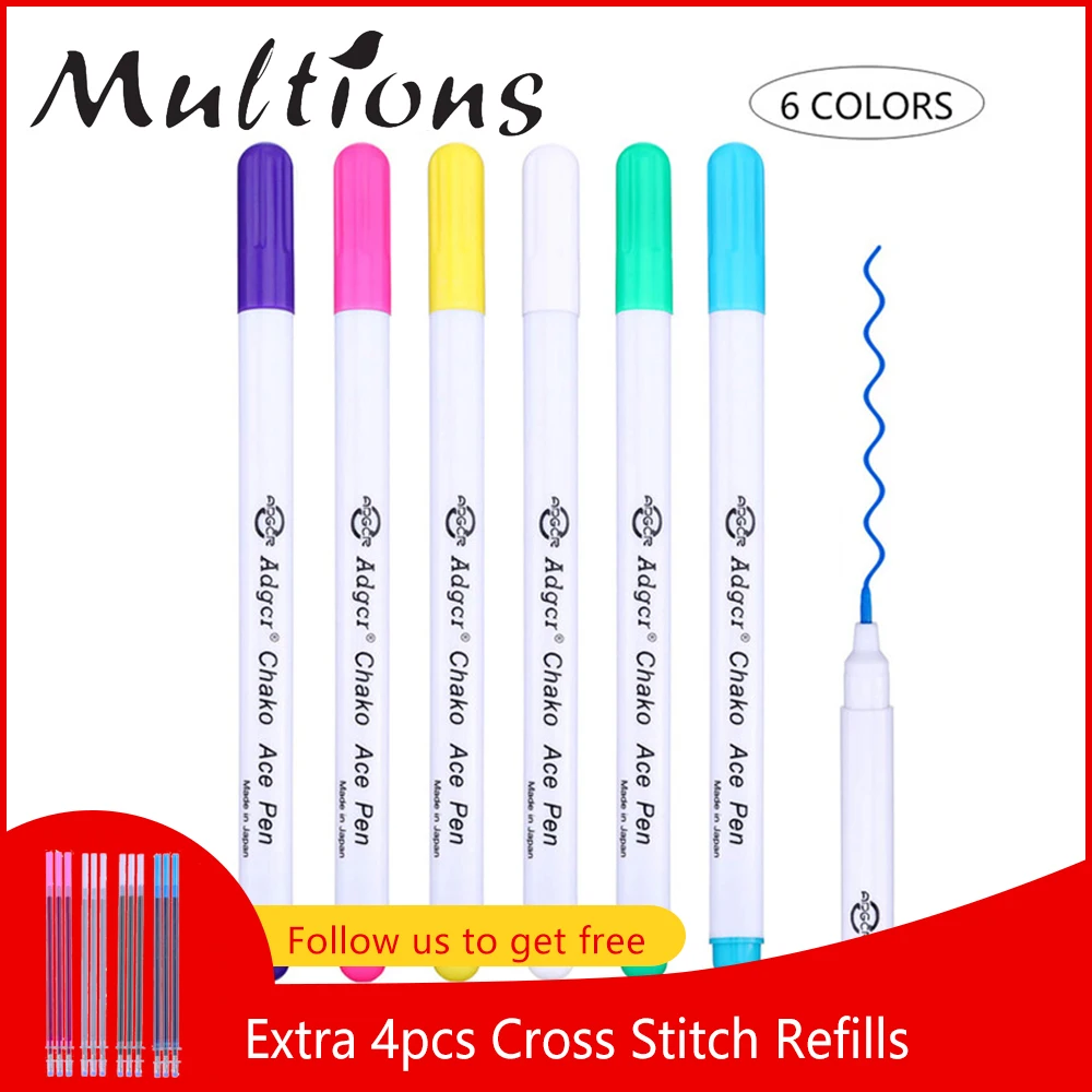Disappearing Erasable Ink Fabric Marker Pen Cross Stitch Water Erasable Pen & Sewing Ruler Gauge DIY Cross Stitch Sewing Tools
Disappearing Erasable Ink Fabric Marker Pen Cross Stitch Water Erasable Pen & Sewing Ruler Gauge DIY Cross Stitch Sewing Tools