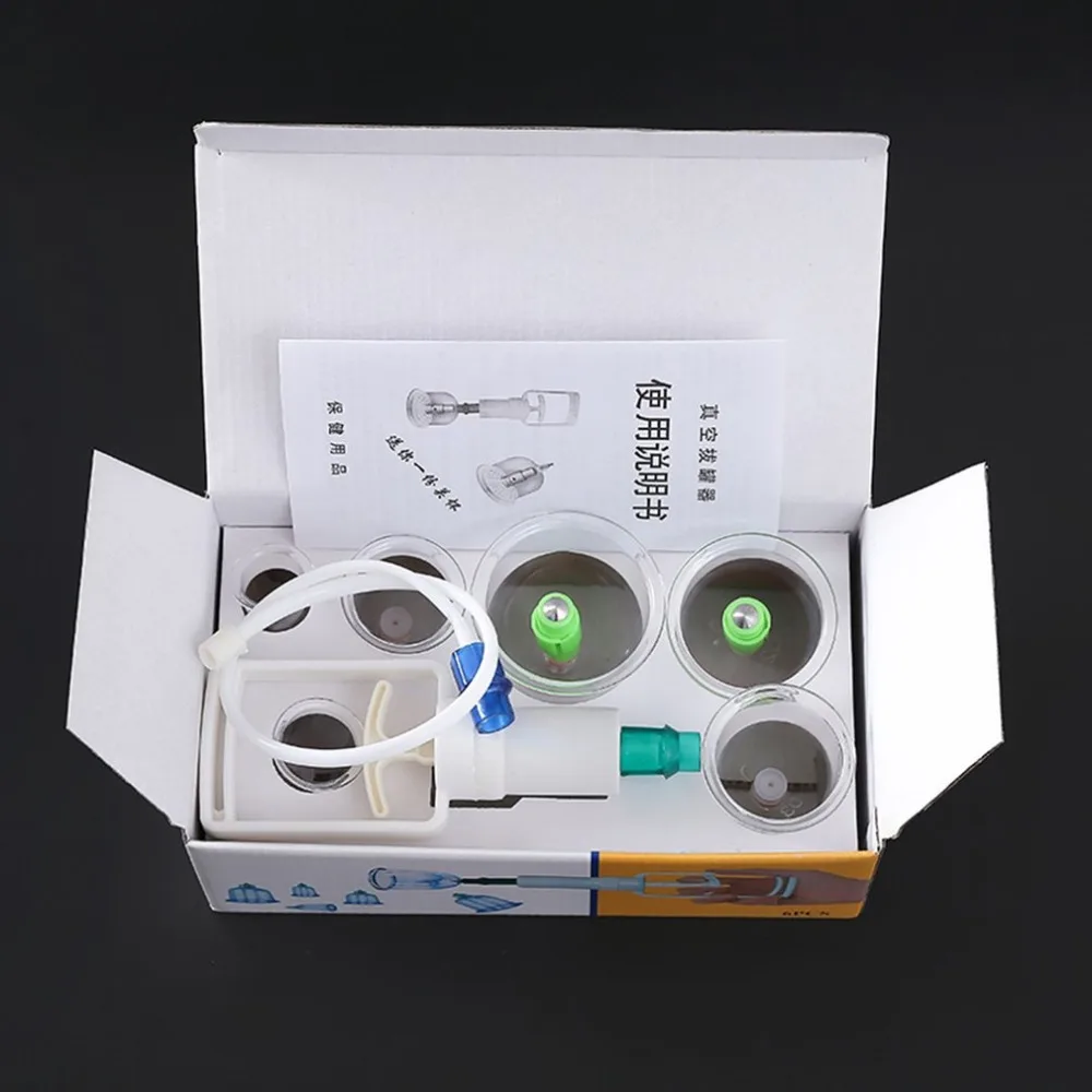 6 Cups Chinese Medical Vacuum Cupping Thicker Acupuncture Massager Suction Cup Therapy Thicken Massage Cans Kit Body Pain Relif
6 Cups Chinese Medical Vacuum Cupping Thicker Acupuncture Massager Suction Cup Therapy Thicken Massage Cans Kit Body Pain Relif