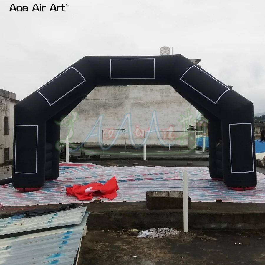 Black Air Triathlon Sport Arch inflatable Start Finish Line Arch With Sticker And Removable Logo For Running And Bike Event
Black Air Triathlon Sport Arch inflatable Start Finish Line Arch With Sticker And Removable Logo For Running And Bike Event