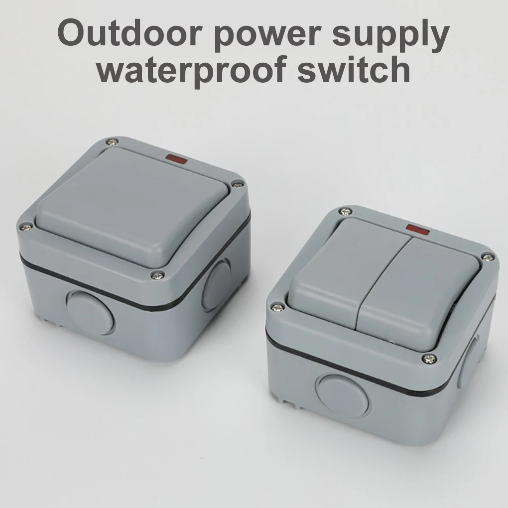 Outdoor Waterproof Switch Garden Swimming Pool Anti Rainstorm Splash -Proof Wall Light Switch Outdoor Waterproof Switch
Outdoor Waterproof Switch Garden Swimming Pool Anti Rainstorm Splash -Proof Wall Light Switch Outdoor Waterproof Switch