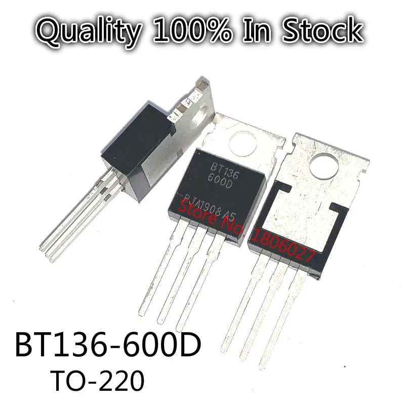 10 шт./лот BT136-600D BT136 4A 600V Triac TO-220AB
10 шт./лот BT136-600D BT136 4A 600V Triac TO-220AB