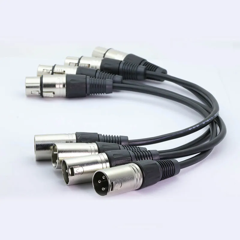 10pcs/lot XLR Balanced Cable 3 Pin XLR Male to Female Microphone Extension Cable for Audio Mixer Amplifiers XLR Cord 0.3M/1M
10pcs/lot XLR Balanced Cable 3 Pin XLR Male to Female Microphone Extension Cable for Audio Mixer Amplifiers XLR Cord 0.3M/1M