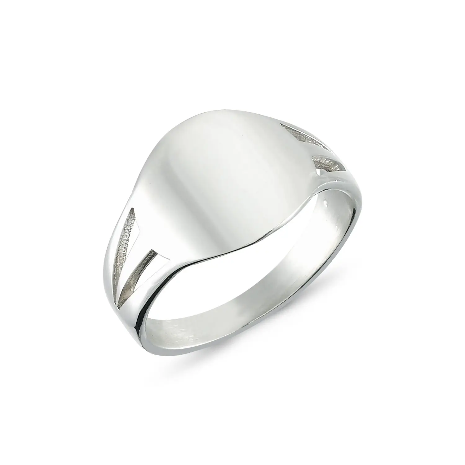 Кольцо из серебра 925 пробы, с овальной плоской пластиной
Кольцо из серебра 925 пробы, с овальной плоской пластиной