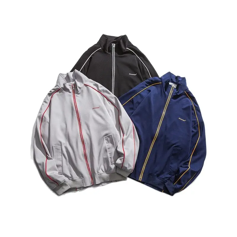 Autumn Harajuku Style Men Jacket New Korean Solid Color Sports Lapel Long-sleeved Jacket Large Casual Loose Pilot Couple Jacket
Autumn Harajuku Style Men Jacket New Korean Solid Color Sports Lapel Long-sleeved Jacket Large Casual Loose Pilot Couple Jacket