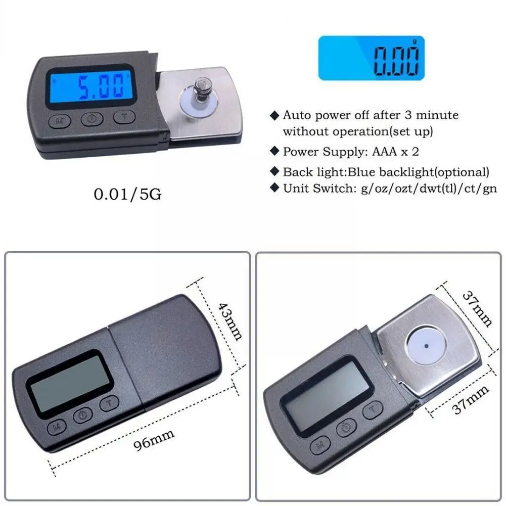 Professional Portable Vinyl Record LCD Balance Gauge High Force Scales Precision Digital Weights Calibration Backlight Turn J2W1
Professional Portable Vinyl Record LCD Balance Gauge High Force Scales Precision Digital Weights Calibration Backlight Turn J2W1