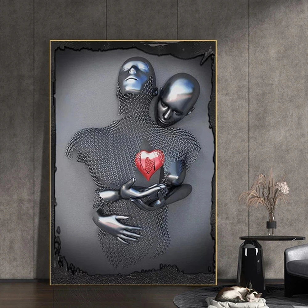 Romantic Lovers Statue Art Canvas Painting Wall Art Couple Posters and Prints Sculptures Pictures for Living Room Home Decor 
Romantic Lovers Statue Art Canvas Painting Wall Art Couple Posters and Prints Sculptures Pictures for Living Room Home Decor