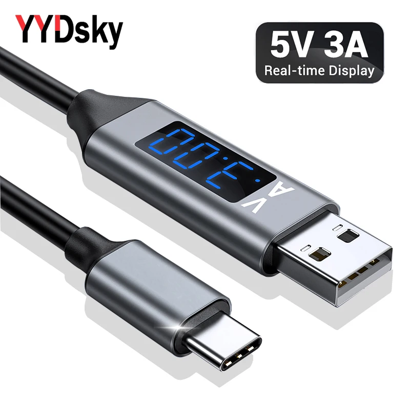 3A Micro USB Type C Cable Digital Display Mobile Phone Charger USB C Wire Type-C Data Cord Fast Charging For iPhone 13 Xiaomi 11
3A Micro USB Type C Cable Digital Display Mobile Phone Charger USB C Wire Type-C Data Cord Fast Charging For iPhone 13 Xiaomi 11