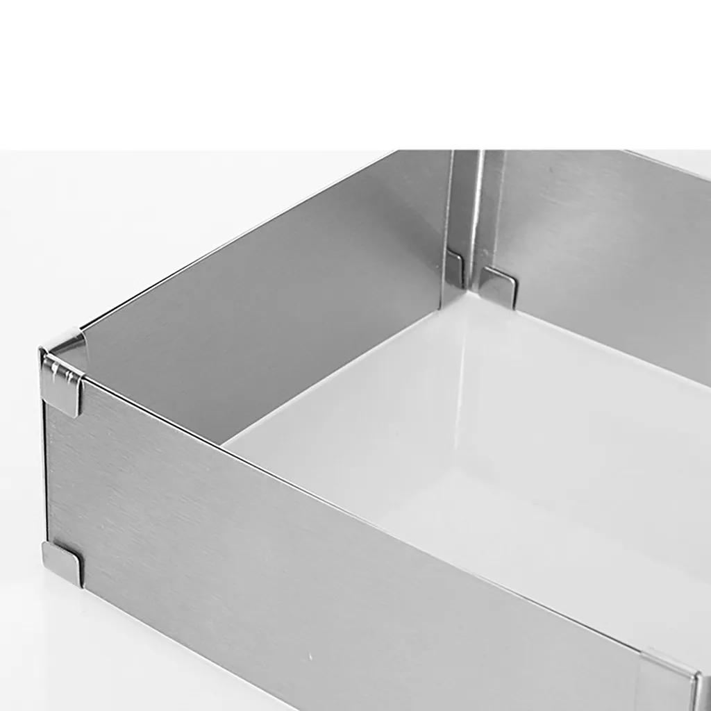 Adjustable Stainless Steel Cake Mould Baking Square Form Ring Home Kitchen tool accessories Manual Convenience #
Adjustable Stainless Steel Cake Mould Baking Square Form Ring Home Kitchen tool accessories Manual Convenience #