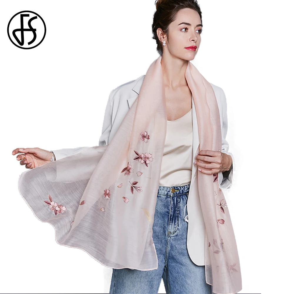 FS Luxury 2020 Silk Scarf Women Wool Scarves Shawls And Wraps Pashmina Muslim Chiffon Hijab Beach Stoles Bandana Foulard Femme
FS Luxury 2020 Silk Scarf Women Wool Scarves Shawls And Wraps Pashmina Muslim Chiffon Hijab Beach Stoles Bandana Foulard Femme