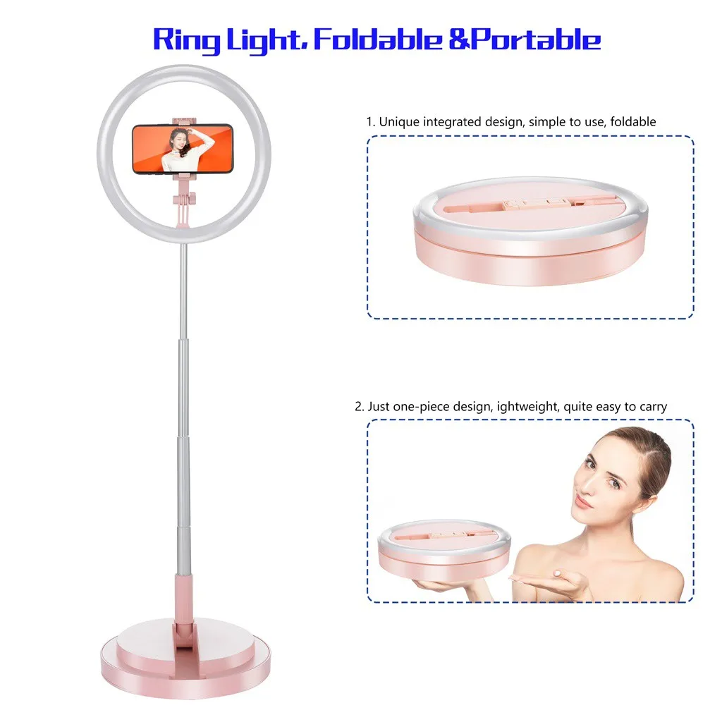 11 "Dimmable live light 3 colors 5 gears Professional Phtography Light LED Studio Camera Ring Light Phone Video Lamp Selfie#0601
11 "Dimmable live light 3 colors 5 gears Professional Phtography Light LED Studio Camera Ring Light Phone Video Lamp Selfie#0601