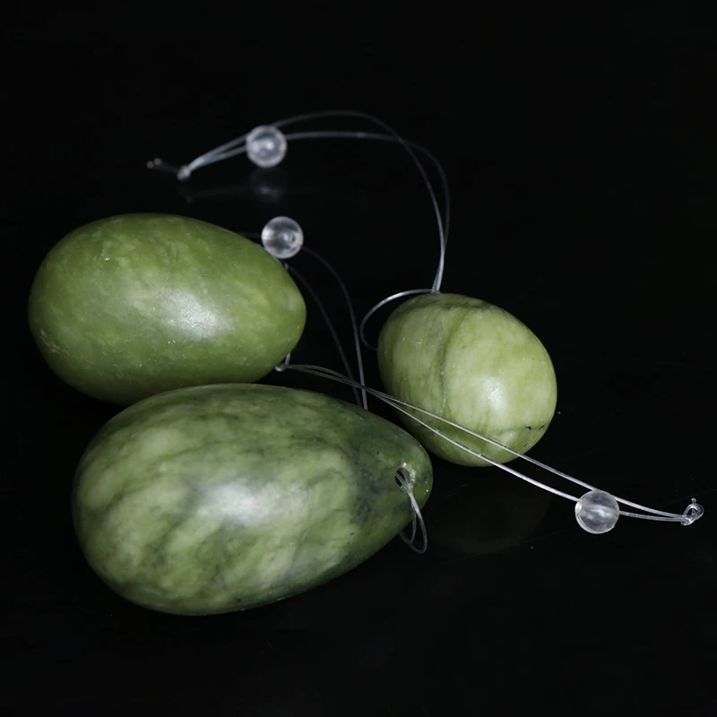 3PCS/Set Natural jade Egg Women Pelvic floor Muscle Kegel Exercise Vaginal Tightening exercise yoni egg ben wa ball
3PCS/Set Natural jade Egg Women Pelvic floor Muscle Kegel Exercise Vaginal Tightening exercise yoni egg ben wa ball