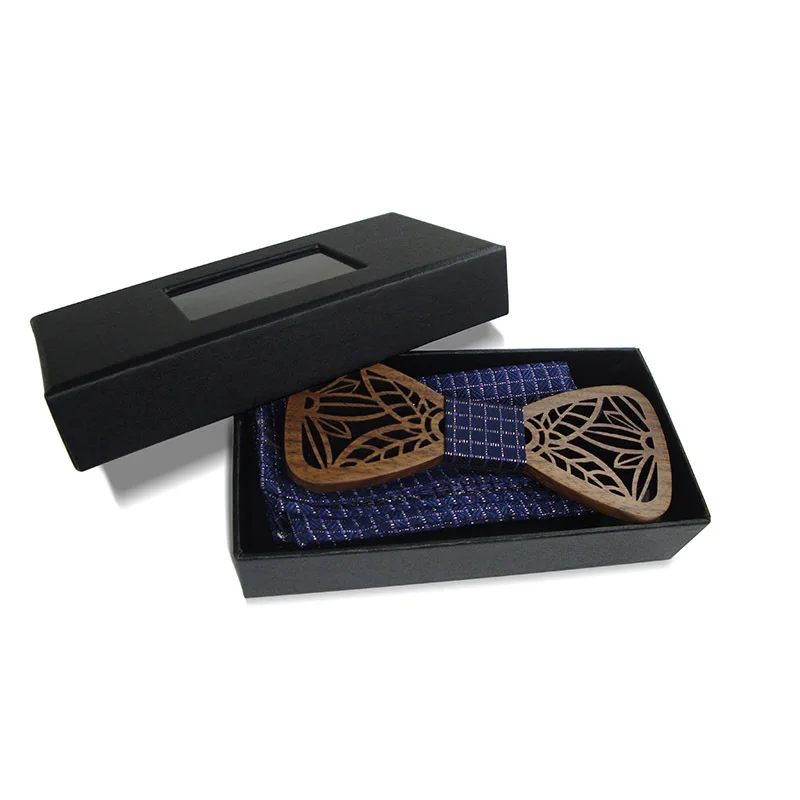 Classic hollow out carved wooden bow tie set Oulun leisure wedding accessories solid wood environmental protection wood bow tie
Classic hollow out carved wooden bow tie set Oulun leisure wedding accessories solid wood environmental protection wood bow tie