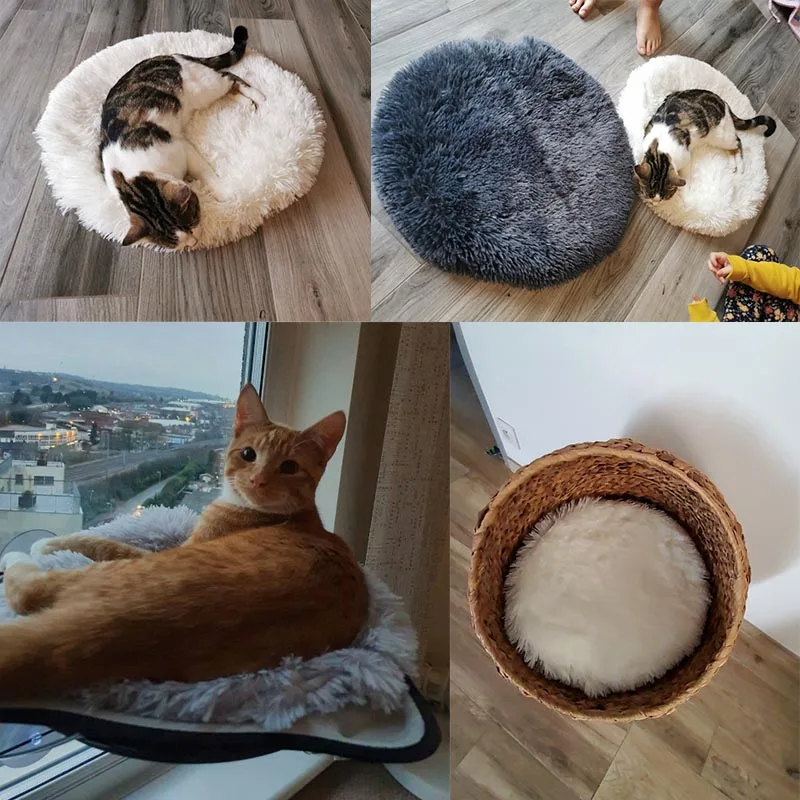 Round Pet Dog Bed Mat Long Plush Soft Fluffy Pet Cushion Cats Bed Blanket Pad For Small Medium Large Dogs Cats Sleeping Supplies
Round Pet Dog Bed Mat Long Plush Soft Fluffy Pet Cushion Cats Bed Blanket Pad For Small Medium Large Dogs Cats Sleeping Supplies