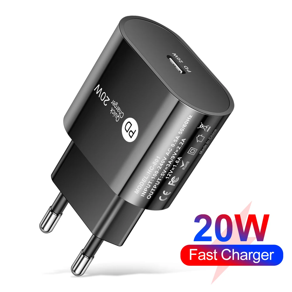 PD 20W USB C Charger For iPhone 13 12 11 Pro max Type C Fast Charging Portable Phone Charger For Huawei Samsung Travel Charger
PD 20W USB C Charger For iPhone 13 12 11 Pro max Type C Fast Charging Portable Phone Charger For Huawei Samsung Travel Charger