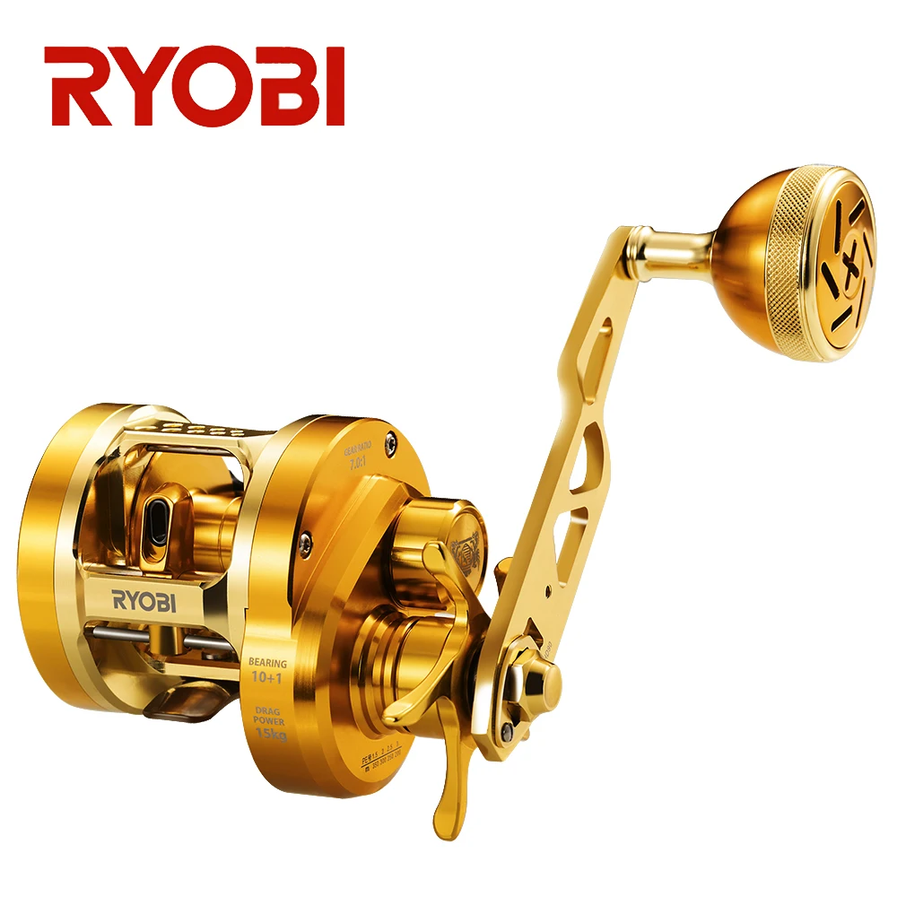 Рыболовная катушка Рыболовная, 11 шарикоподшипников, 15 кг, фирма RYOBI VARIUS, 100% оригинал
Рыболовная катушка Рыболовная, 11 шарикоподшипников, 15 кг, фирма RYOBI VARIUS, 100% оригинал