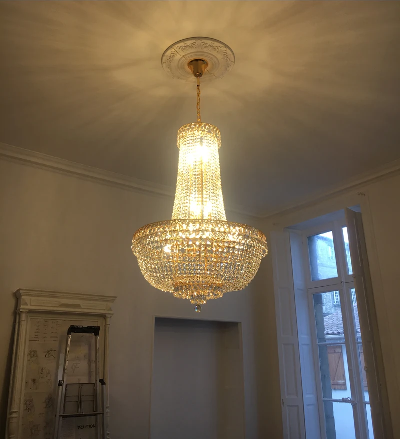 Phube Lighting French Empire Gold Crystal Chandelier Chrome Chandelier Lighting Modern Chandeliers Light
Phube Lighting French Empire Gold Crystal Chandelier Chrome Chandelier Lighting Modern Chandeliers Light